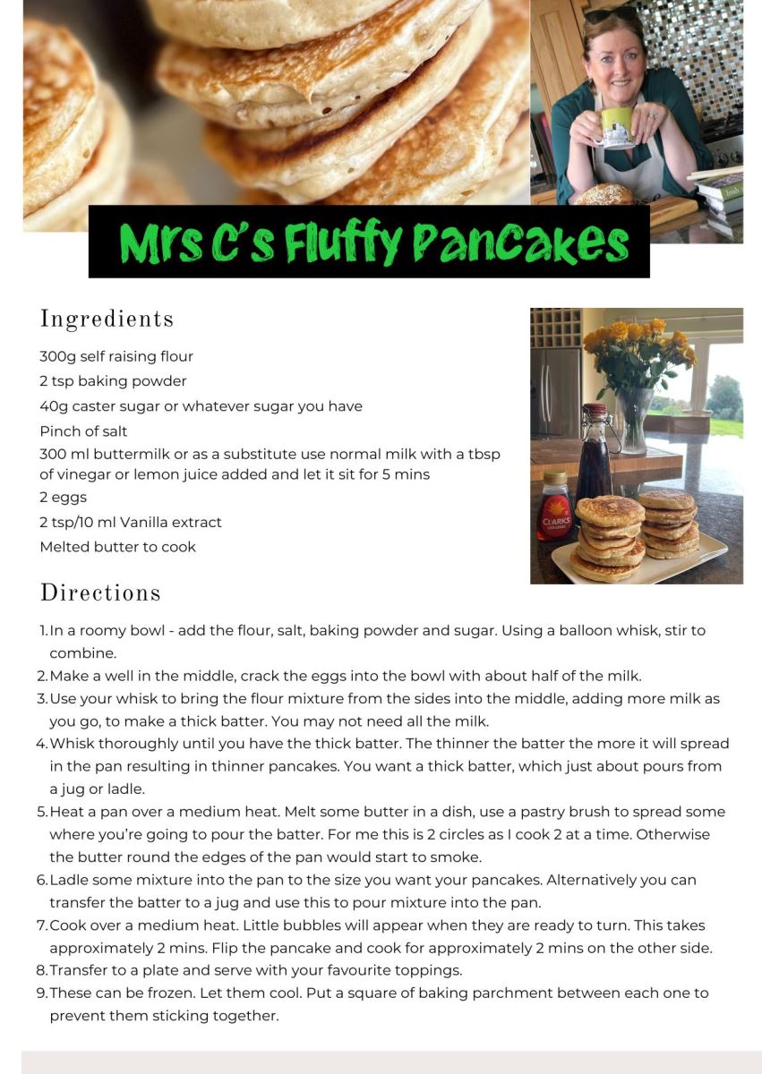 Mrs C's Fluffy Pancakes